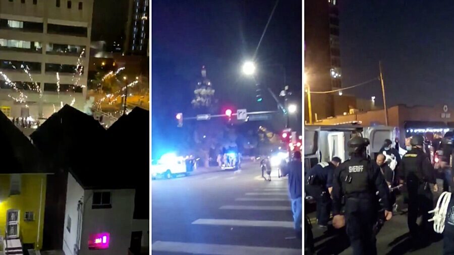 Click to enlarge blm violence denver anti police