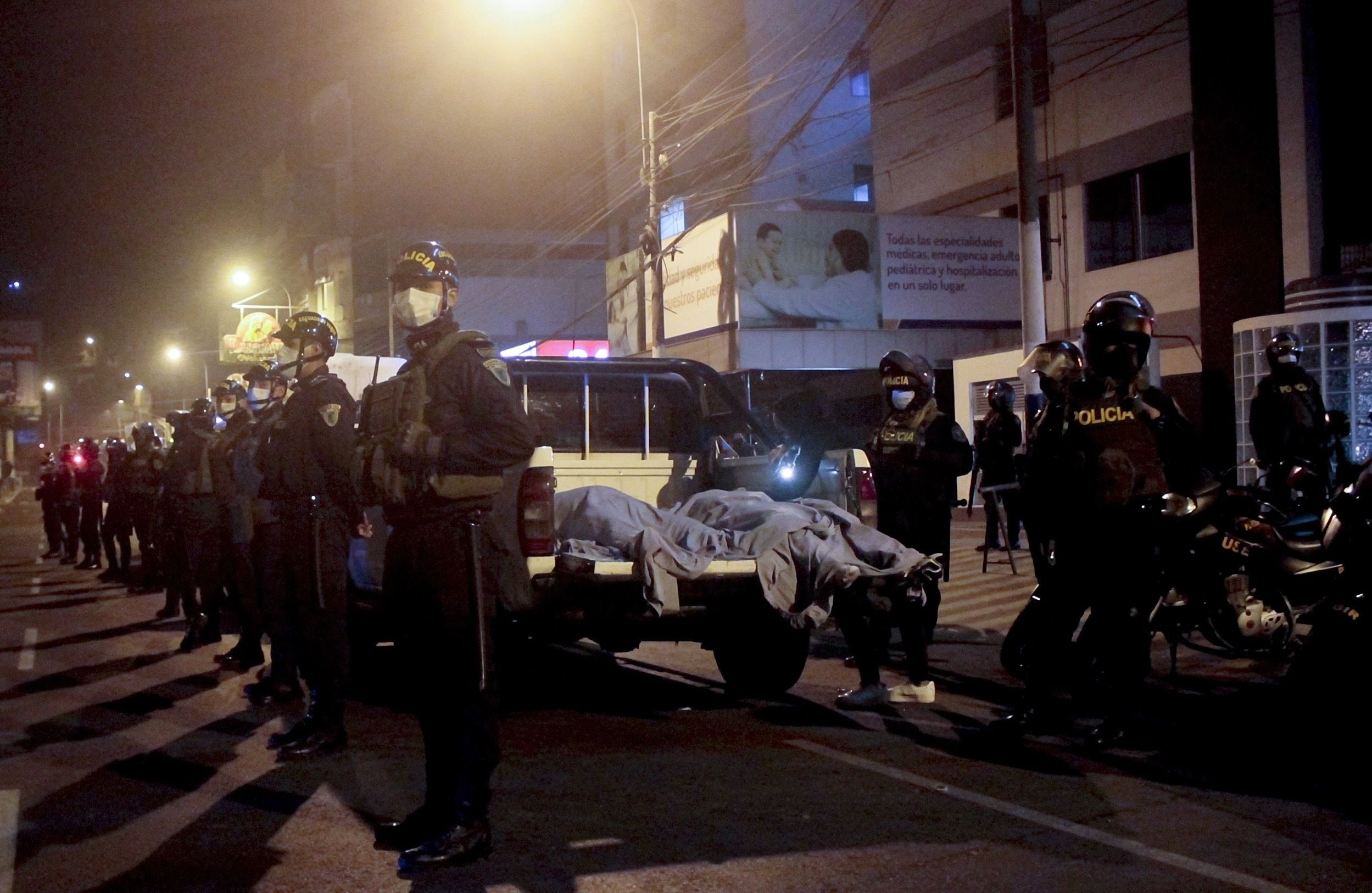 Click to enlarge Peru lockdown