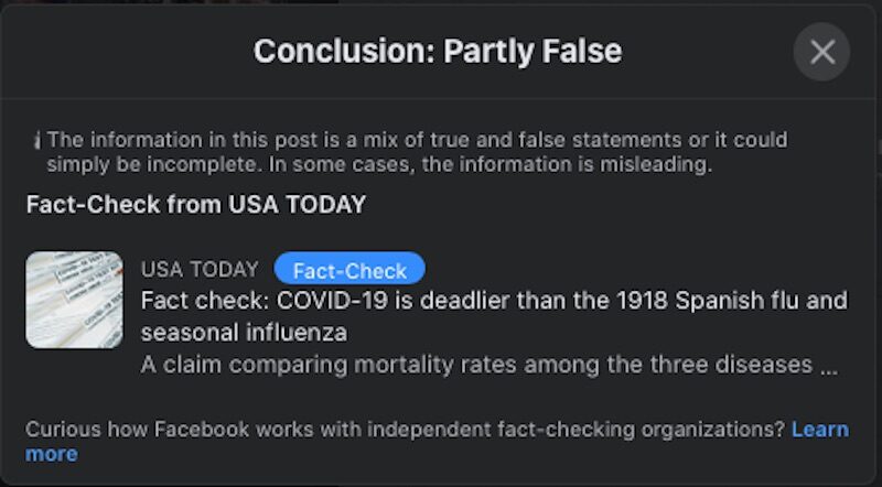 conclusion: partly false
