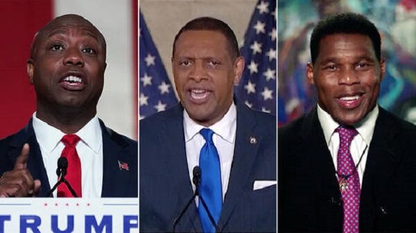 Tim Scott, Congressman Vernon Jones and Herschel Walker