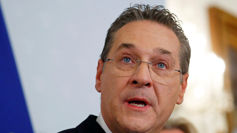 Click to enlarge Austrian Vice-Chancellor Heinz-Christian Strache