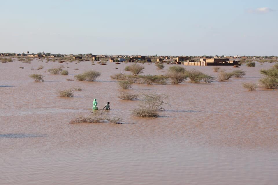 Floods in Blue Nile State, Sudan, August 2020.