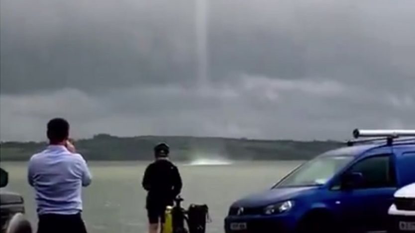 Click to enlarge WATERSPOUT