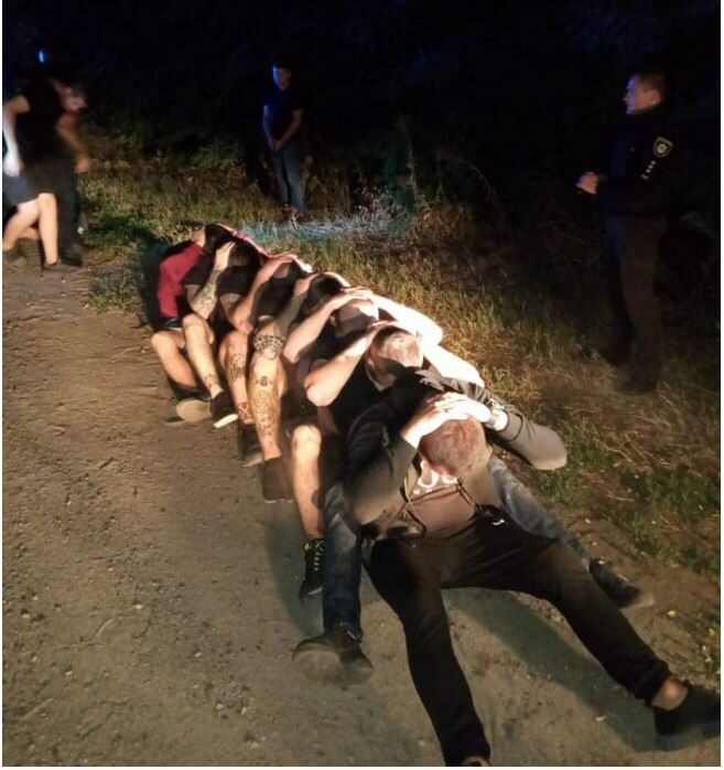right wing attackers van Ukraine