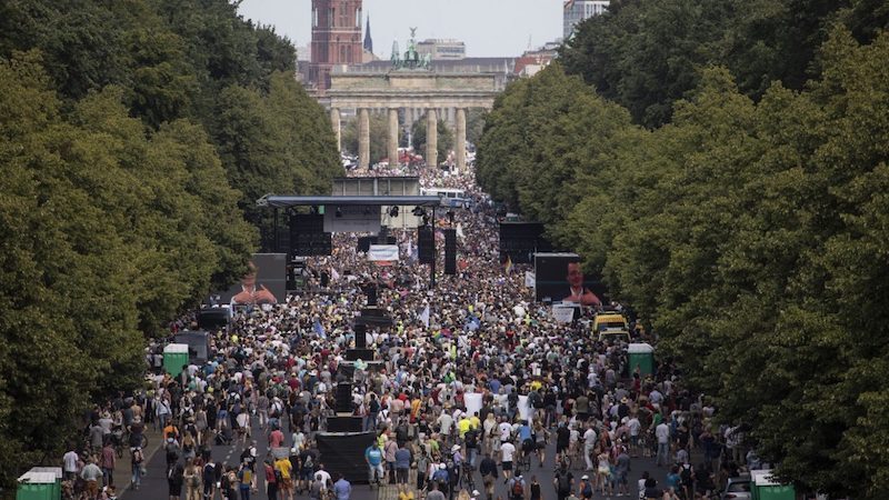 Covid 19 protest in Berlin