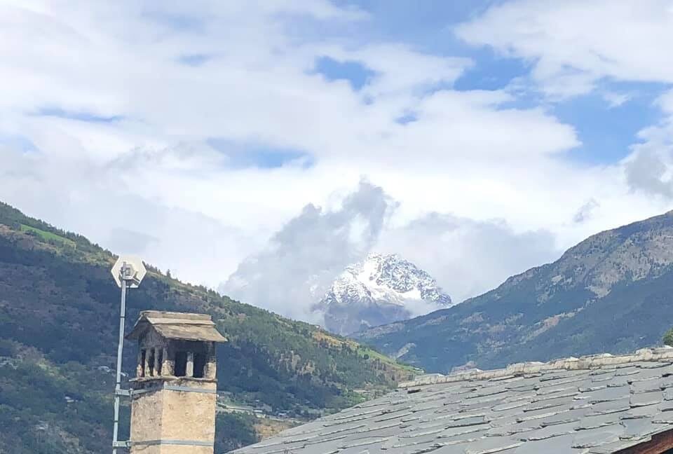 Click to enlarge View from Aosta