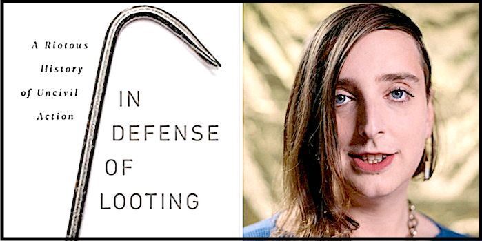 Click to enlarge Vicky Osterweil and book