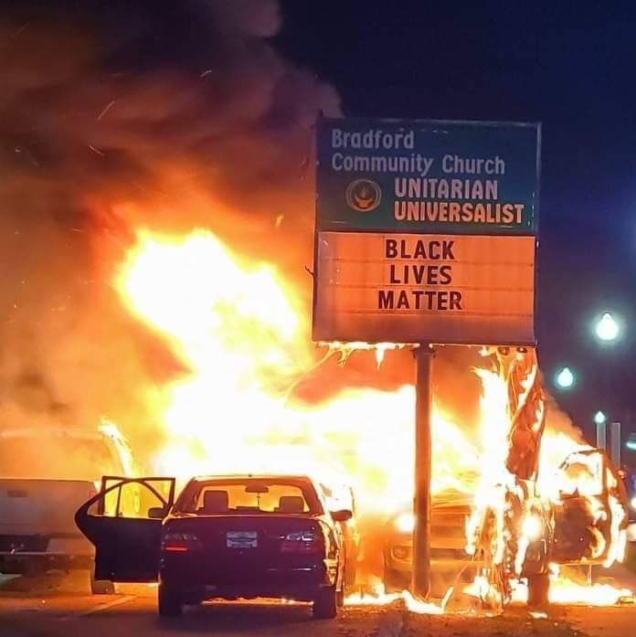 kenosha church burned