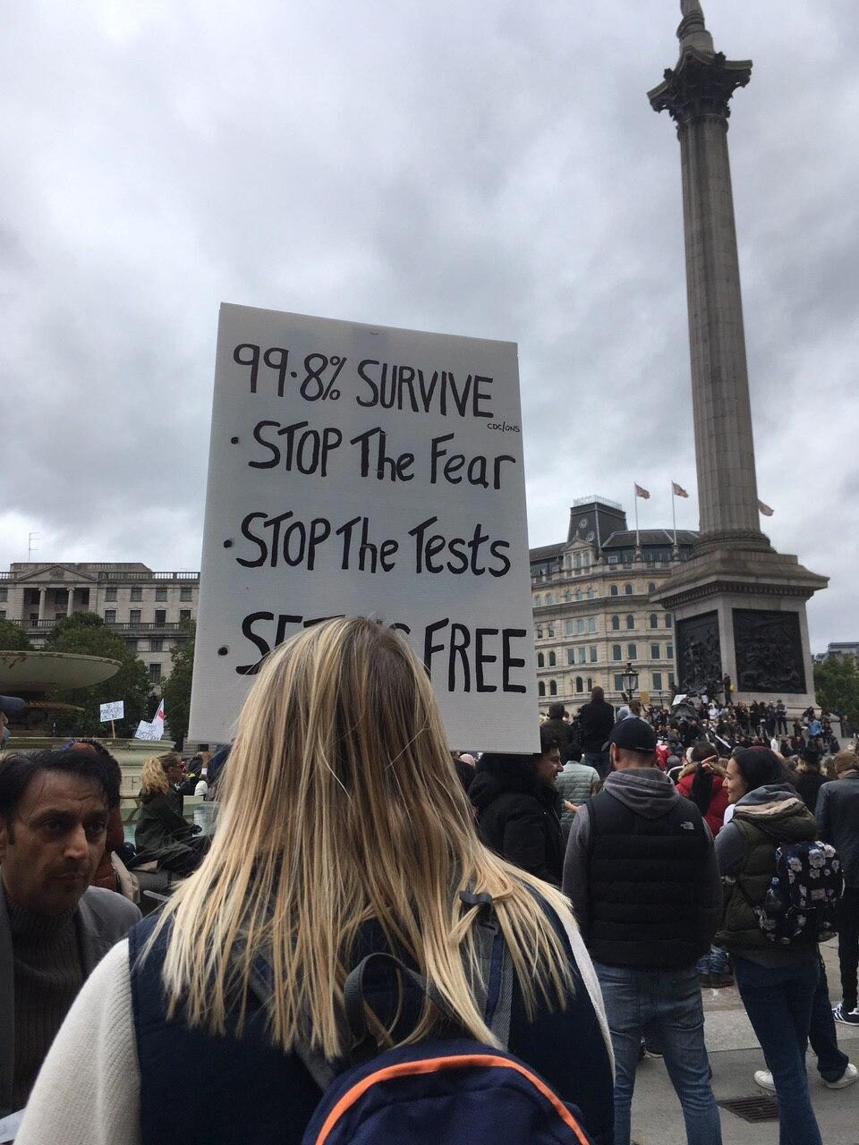 london lockdown protest