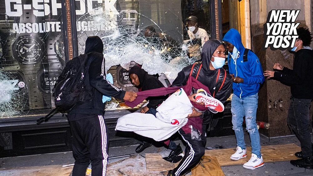 Click to enlarge looting new york city BLM