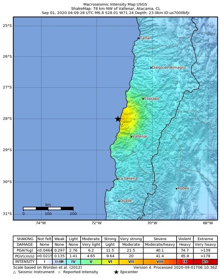 Click to enlarge MAP QUAKE