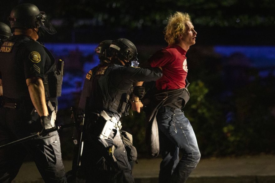 Click to enlarge Portland riots protests