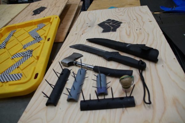antifa weapons seattle