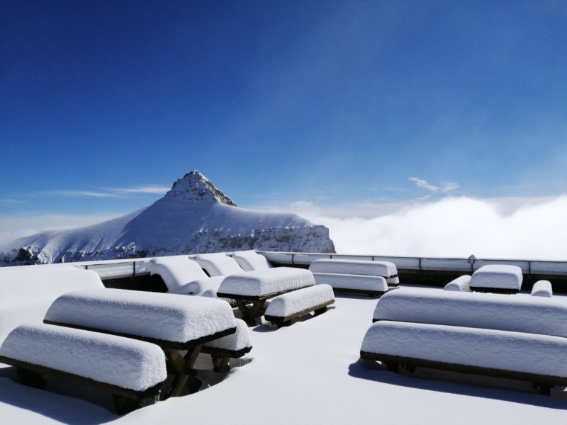 Glacier30001 ski area near Gstaad and Les Diablerets, Switzerland