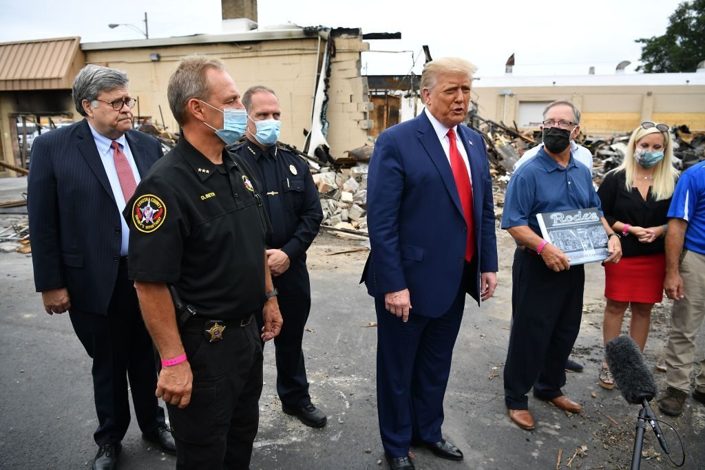Click to enlarge trump Barr kenosha