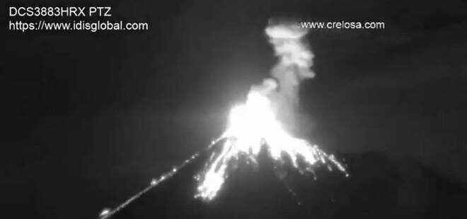 Fuego volcano in Guatemala