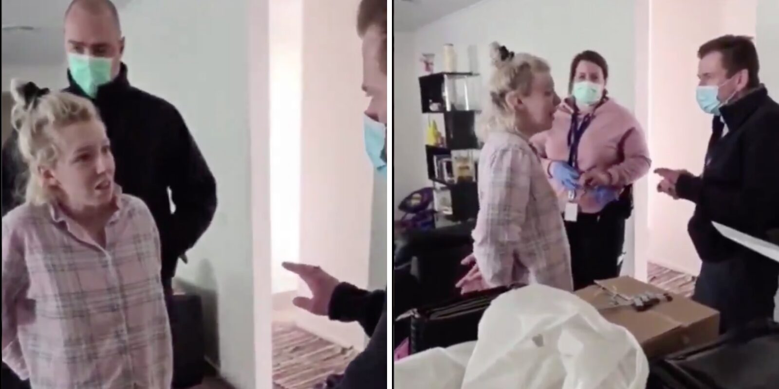 australia pregnant woman arrested lockdown facebook
