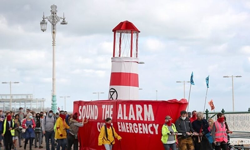 Click to enlarge extinction rebellion protest london thunberg ship