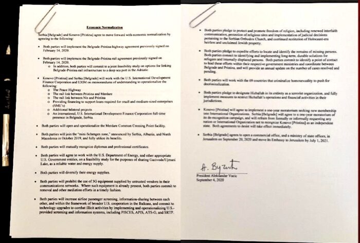 Click to enlarge Kosovo Document