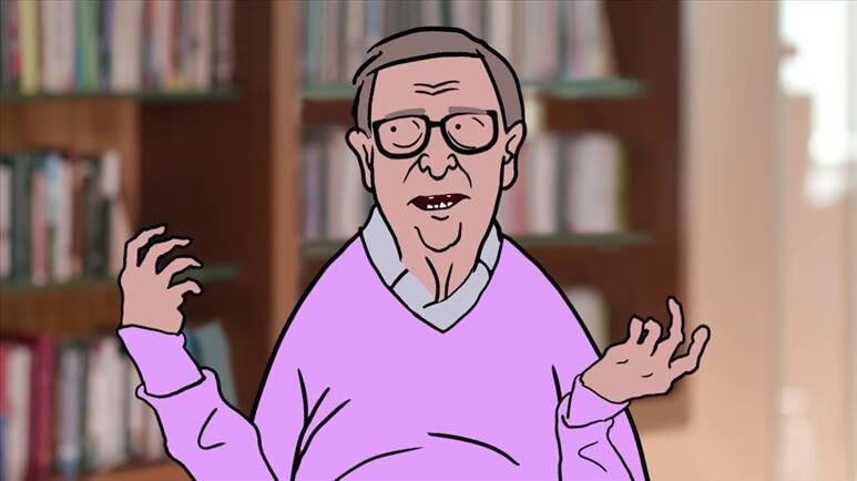 bill gates cartoon