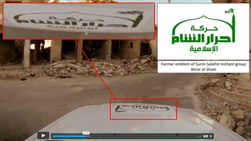 Click to enlarge BBC Panorama team embedded with ISIS partners Ahrar al-Sham