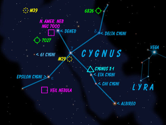 Click to enlarge cygnus constellation
