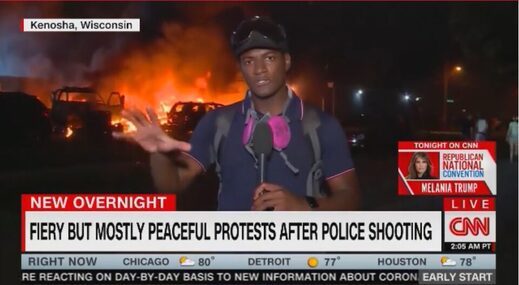 CNN peaceful protest