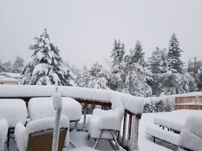casper wyoming snow