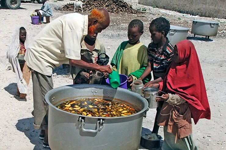Click to enlarge food scarcity in Africa