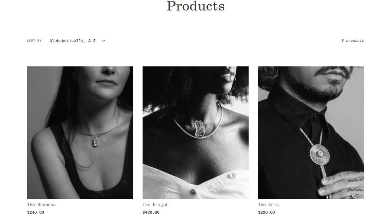 BLM vicitm jewelry wear their names