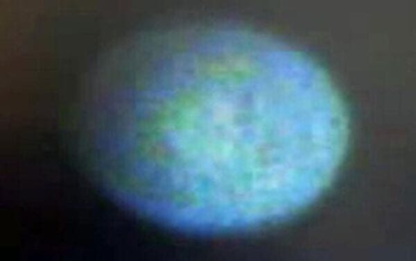 Click to enlarge Zoom of UFO over Scotland