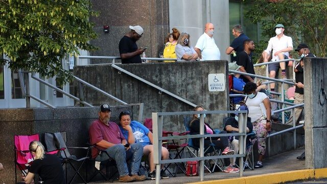 Click to enlarge US unemployment, US jobless claims