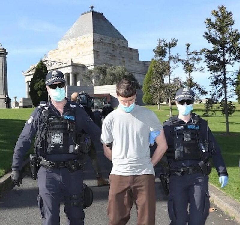 covid arrest
