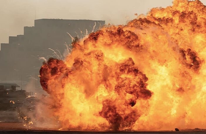 Fire explosion
