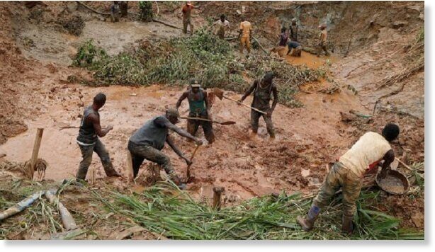 DR Congo gold mine collapse, 50 feared dead - Tatahfonewsarena