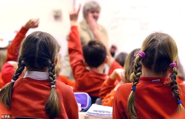 Click to enlarge children in school