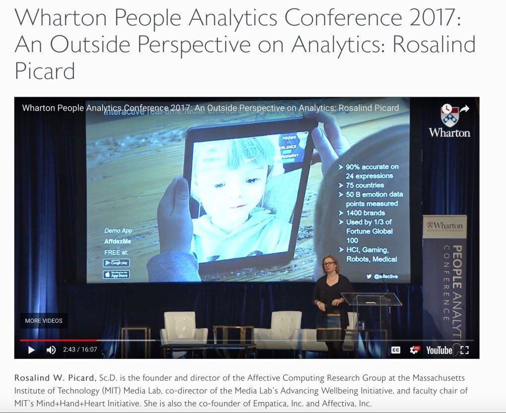 Click to enlarge Wharton Business School’s People Analytics conference