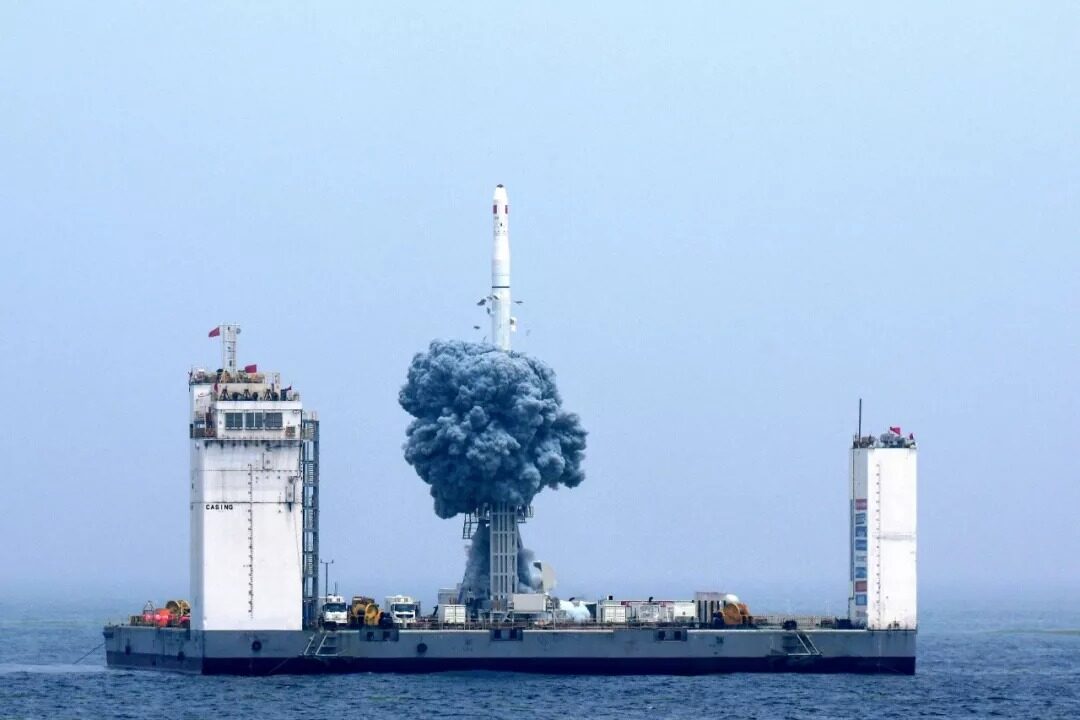 Click to enlarge rocket launch boat