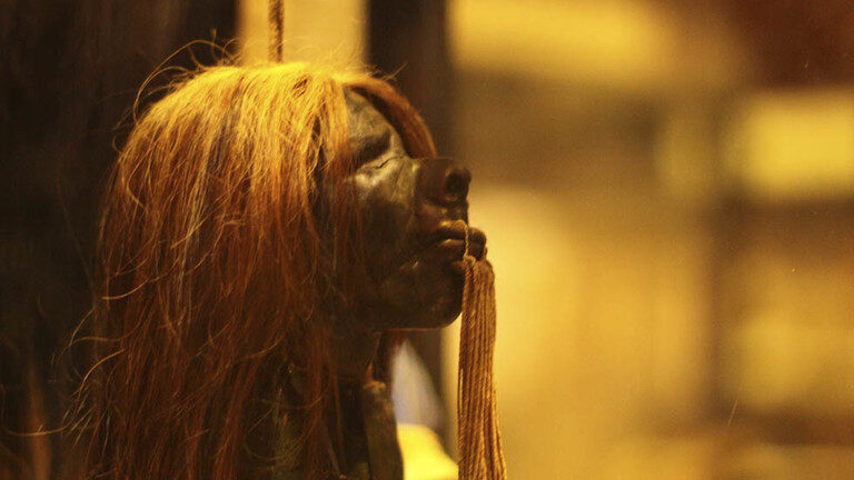 Click to enlarge Shrunken head