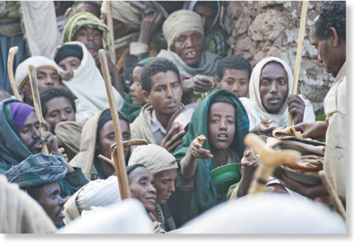 Africa starving