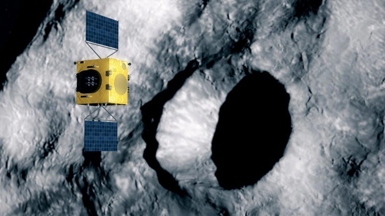 Hera scans DART’s impact crater.