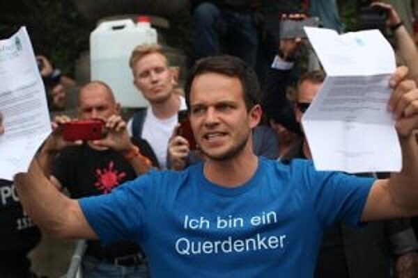 Click to enlarge Markus Hainz, a lawyer childrens health defense Querdenken