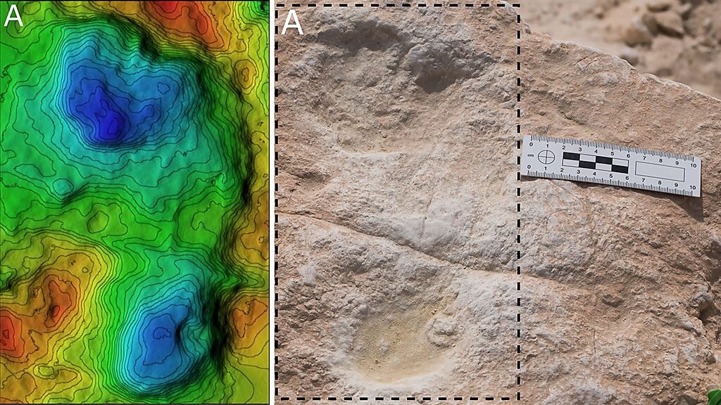 footprints arabia 120,000 years old