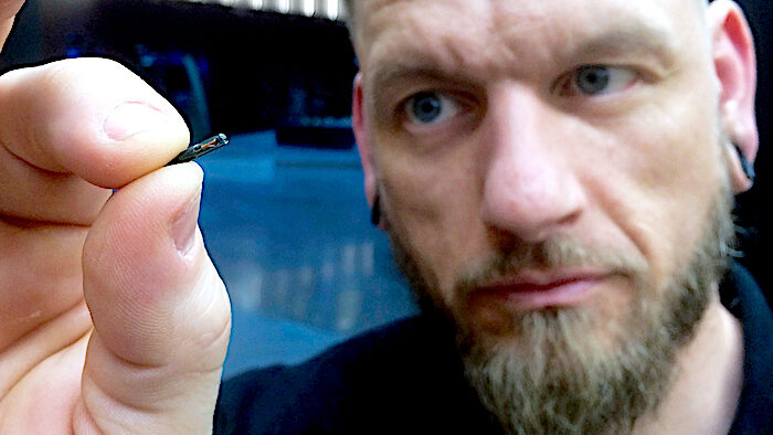 Click to enlarge Jowan Osterlund, microchip implant