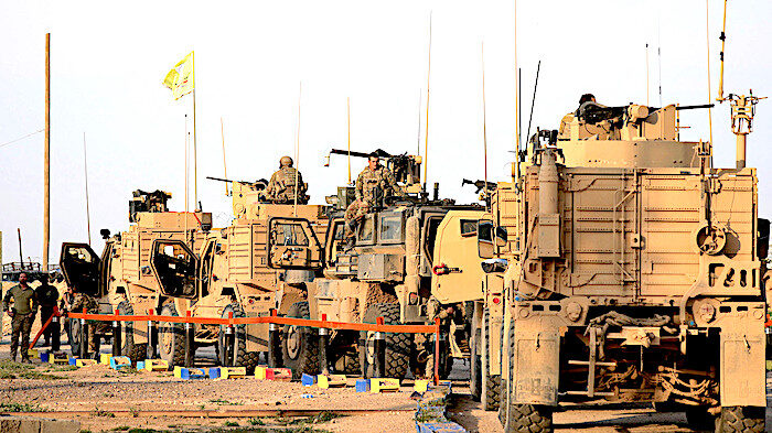 Click to enlarge Americans/Military trucks
