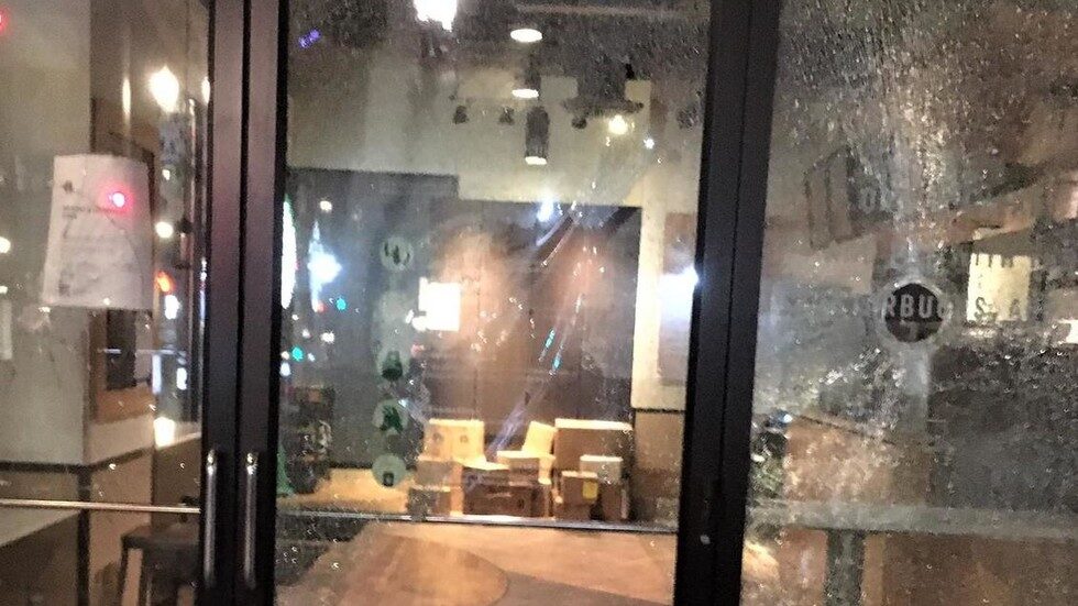 Portland Starbucks damage riots