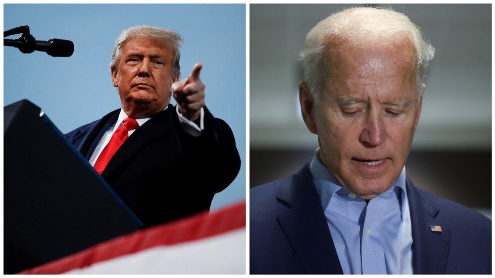 Click to enlarge Trump Biden