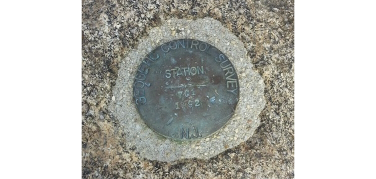 Click to enlarge godetic survey marker