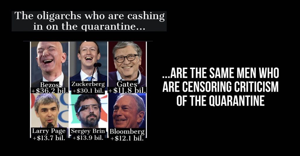 oligarchs profit lockdown