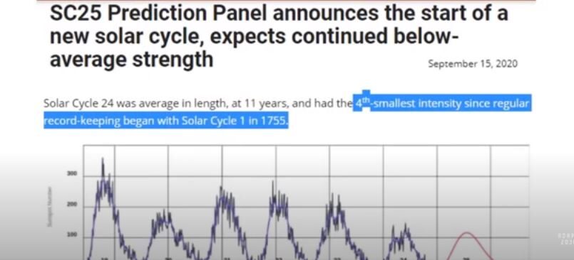 Solar Cycle 25 prediction